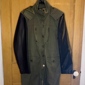 Women’s Green and Black Jacket